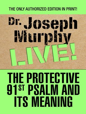 cover image of The Protective 91st Psalm and Its Meaning